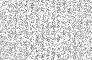 Stylish texture with figures from lines and dashes .Abstract geometric black and white pattern for web page, textures, card, poster, fabric, textile.