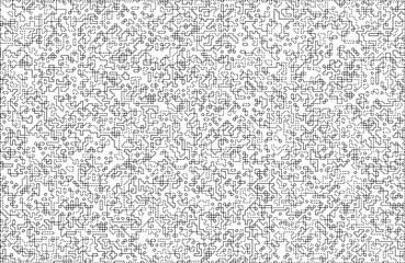 Stylish texture with figures from lines and dashes .Abstract geometric black and white pattern for web page, textures, card, poster, fabric, textile.