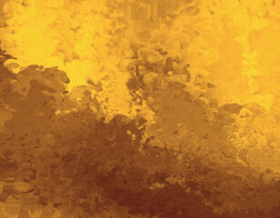 grungy and rustic hand painted golden foil background texture. Abstract Grungy Watercolor paint Background Texture art. Abstract hand painted watercolor background texture for design. 