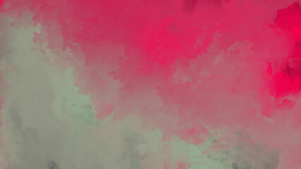 Abstract pink green soft cloud background in vibrant colorful gradient colors. Splash Banner. Tie Dye Grange. Pastel Aquarelle Texture Banner. Hot Pink Red and green Artistic Art. Dirty Background.