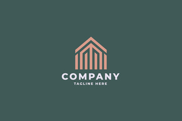 Modern Home Building Logo Pro Template
