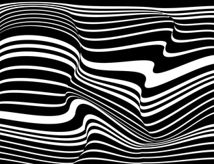 black and white stripe background