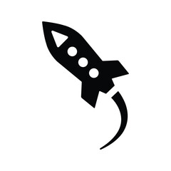 Project Launch icon. Simple vector graphics.