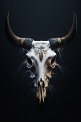 The Mystic Symbolism of the Cow Skull AI-Generated 