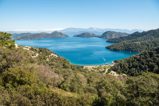 Sarsala Bay near Dalaman town in Mugla province of Turkey.