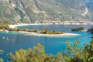 Landscape in Oludeniz, Mugla, Turkey.