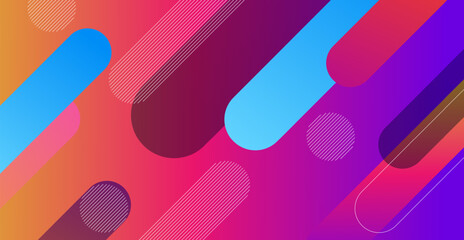 abstract colorful gradient liquid color with geometric shape background. eps10 vector