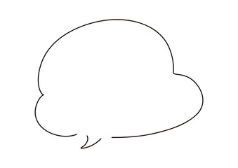 ペンの手描き吹き出し