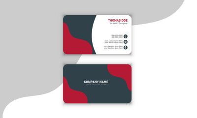 Creative Unique business card design simple & smart expert design illustrations graphic elements corporate services High quality definitely printable.  - obrazy, fototapety, plakaty