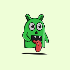 funny cartoon monster