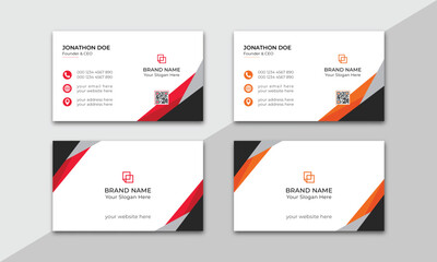 Modern Business Card, Creative and Clean Business Card Template, modern business card template, Luxury business card design template, Personal visiting card, Futuristic business card design