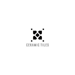 ceramic tile company Logo Design Vector Illustration