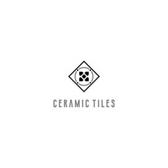 Fototapeta premium ceramic tile company Logo Design Vector Illustration