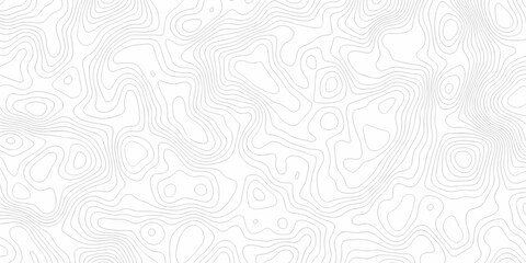 Topographic map. Geographic mountain relief. Abstract lines background. Contour maps. Vector illustration, Topo contour map on white background, Topographic contour lines vector map seamless pattern.
