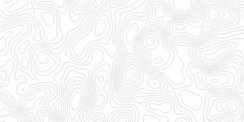 Topographic map. Geographic mountain relief. Abstract lines background. Contour maps. Vector illustration, Topo contour map on white background, Topographic contour lines vector map seamless pattern.