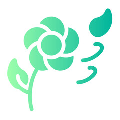 flower gradient icon