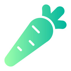 carrot gradient icon