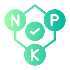 NPK gradient icon
