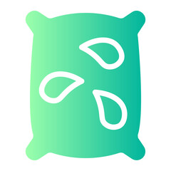 seed bag gradient icon