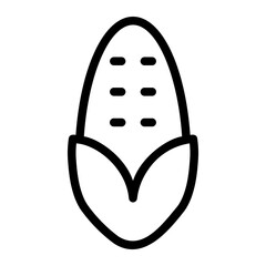 corn line icon