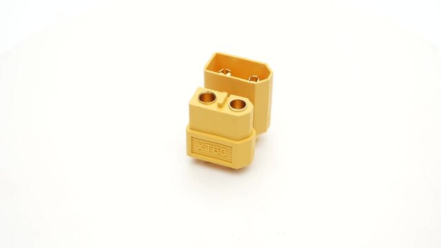Powerful industrial standard XT60 connector. Low voltage power supply. Pair