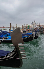 Fototapeta na wymiar Venice gondolas details