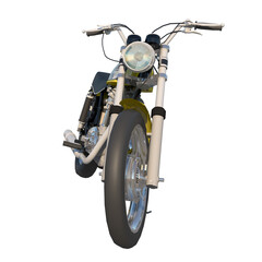 off road motorcycle motocross vitange 1960s 2 - Front view png