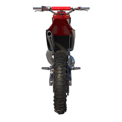 off road motorcycle motocross 1- Back view png