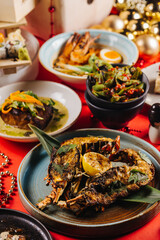 food on a white plate