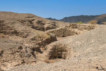 Landschaft im Hadschar-Gebirge