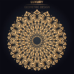 vector lineal mandala background