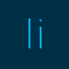 Alphabet letters of lights