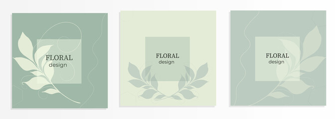 Elegant frame, background, decorative branch, wild herbs and flowers, vintage botanical illustration for invitation, flyer, postcard or wedding decor, logo, label, branding