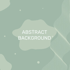 Abstract banner template with beautiful wavy lines and simple geometric shapes, modern design, abstract futuristic template, technology cards, backgrounds, flyers, wallpapers. For your design