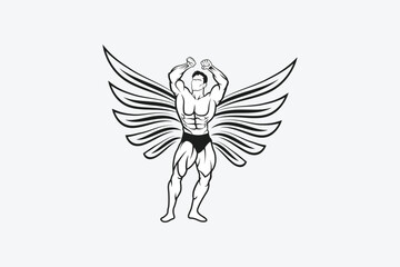 Symbol for gym and fitness.