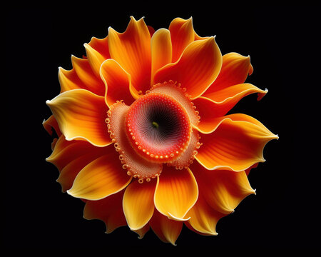 Orange Blume