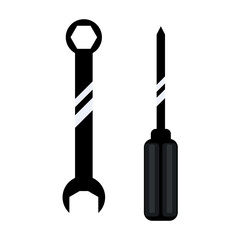 set of tools for repair icon 