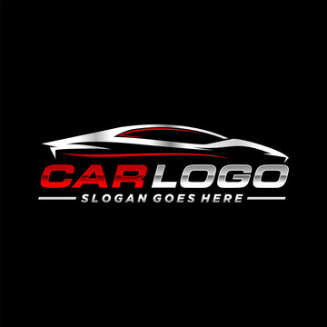 Car Logo Abstract Lines Vector. Vector illustration template