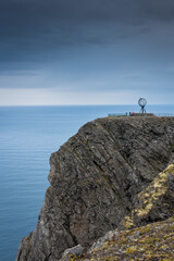 Obraz premium The North Cape, or Nordkapp, considered the northernmost point of Europe, Norway