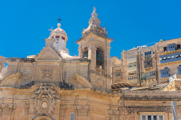 Fototapeta premium Old church in Valletta, Malta