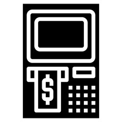 atm line icon,linear,outline,graphic,illustration