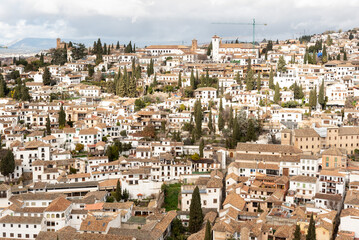 Fototapeta na wymiar Modern city of Granada