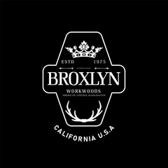 Vintage badges thsirt design