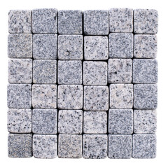 Fototapeta premium Stone cubes laid out in the shape of a square