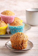 grain and seed muffins