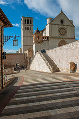 Basilica of San Francesco, in Assisi, Italy