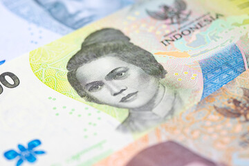 Indonesian banknotes - obrazy, fototapety, plakaty