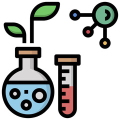 Molecular line icon,linear,outline,graphic,illustration