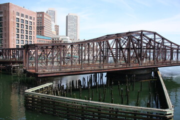 Pont tournant à Boston. USA