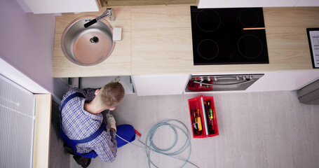 Plumber Drain Cleaning Services In Kitchen